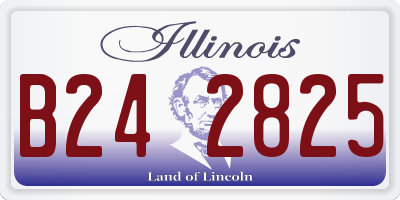 IL license plate B242825