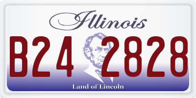 IL license plate B242828