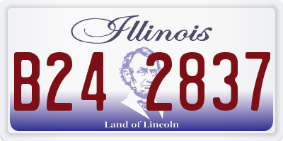 IL license plate B242837