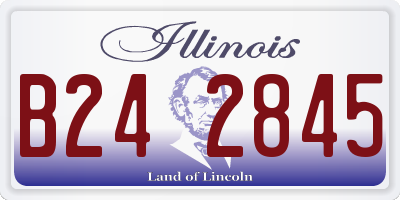 IL license plate B242845