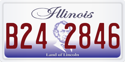 IL license plate B242846