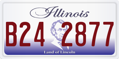 IL license plate B242877