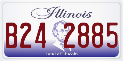 IL license plate B242885