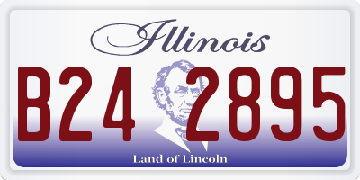 IL license plate B242895