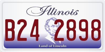 IL license plate B242898