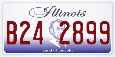 IL license plate B242899