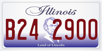 IL license plate B242900