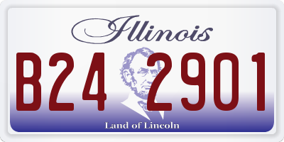 IL license plate B242901