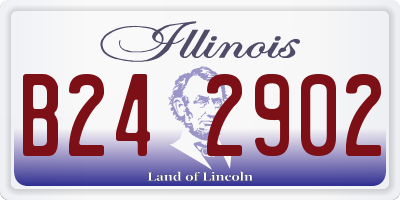 IL license plate B242902