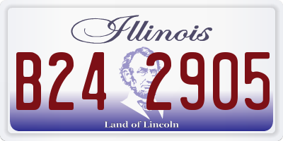 IL license plate B242905