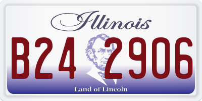 IL license plate B242906