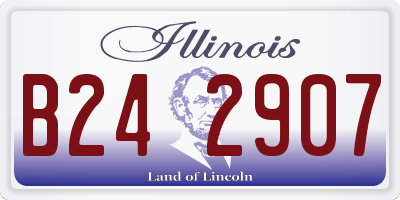 IL license plate B242907