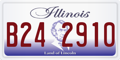 IL license plate B242910