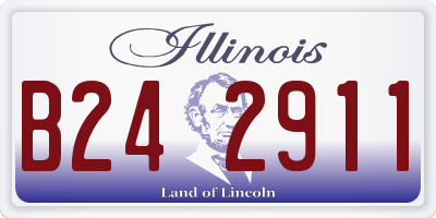 IL license plate B242911