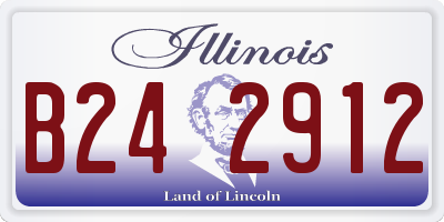 IL license plate B242912