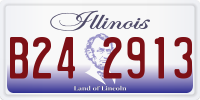 IL license plate B242913