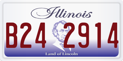 IL license plate B242914
