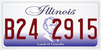 IL license plate B242915