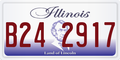 IL license plate B242917