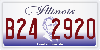 IL license plate B242920