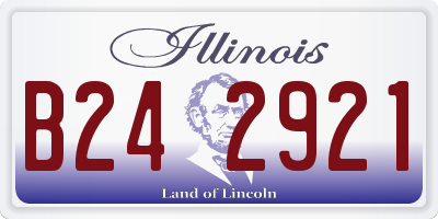 IL license plate B242921