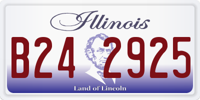 IL license plate B242925