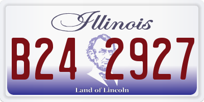IL license plate B242927