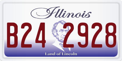 IL license plate B242928