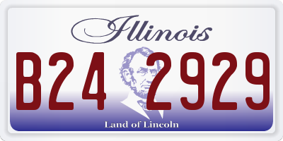 IL license plate B242929
