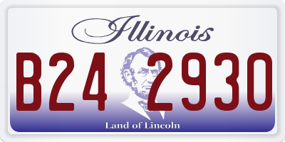 IL license plate B242930