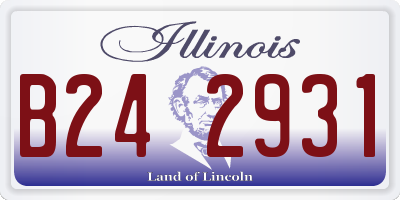 IL license plate B242931