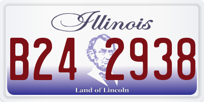 IL license plate B242938