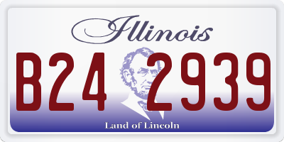 IL license plate B242939