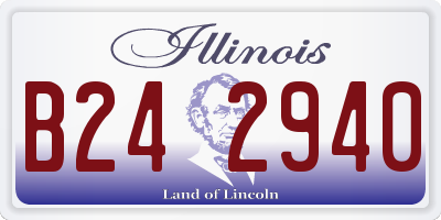 IL license plate B242940