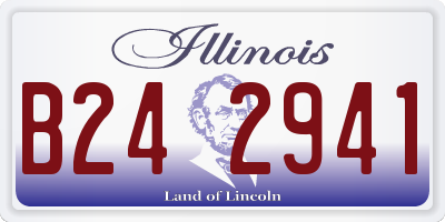 IL license plate B242941