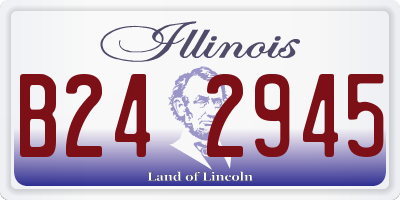 IL license plate B242945