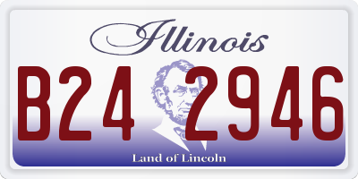 IL license plate B242946
