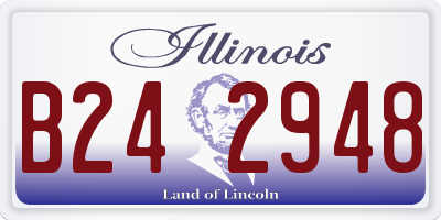IL license plate B242948