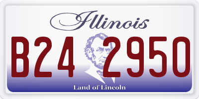 IL license plate B242950