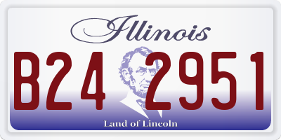 IL license plate B242951