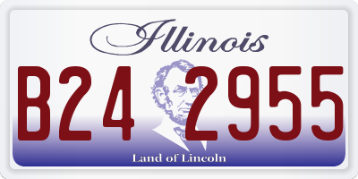 IL license plate B242955
