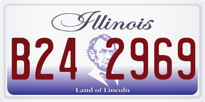 IL license plate B242969