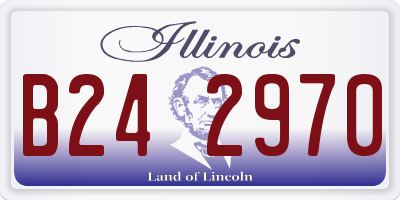 IL license plate B242970