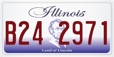 IL license plate B242971