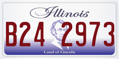 IL license plate B242973