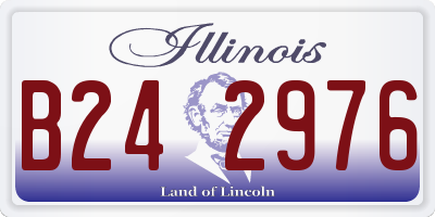 IL license plate B242976