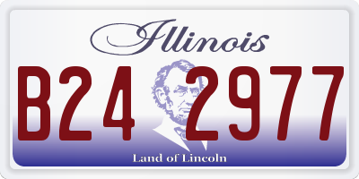 IL license plate B242977