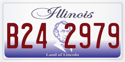 IL license plate B242979