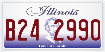 IL license plate B242990