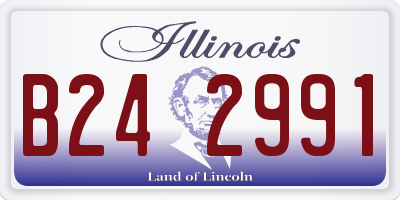 IL license plate B242991